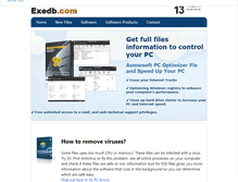 Tablet Screenshot of exedb.com